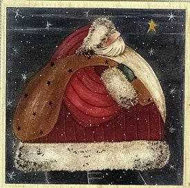 Santa With Sack Stamp