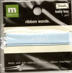 MM Ribbon Words Baby Boy