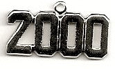 Silver 2000 Charm