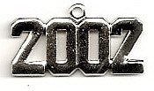 Silver 2002 Charm