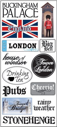 Art Warehouse England Jumbo Stickers