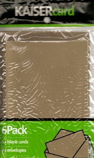 Metallic Copper Card & Envelope 6 Pack