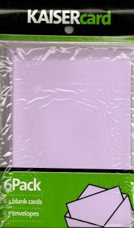 Lilac Card & Envelope 6 Pack