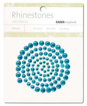 Rhinestones Aquamarine