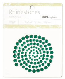 Rhinestones Dark Green