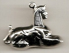 Egypt Sphinx Silver Charm