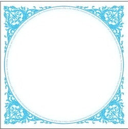 French Blue Bell Frame Transparency Sheet