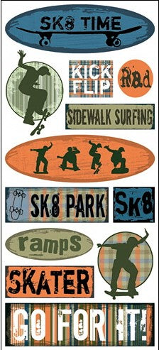 Skater Jumbo Stickers