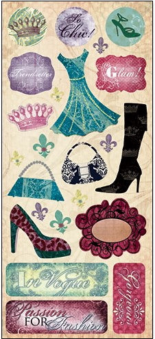 Melange Couture Jumbo Stickers