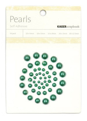 Kaisercraft Green Pearls