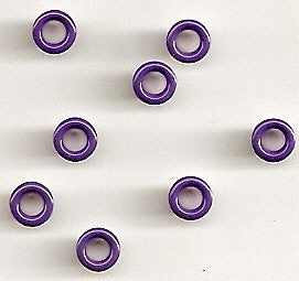 20 Round Purple Eyelets