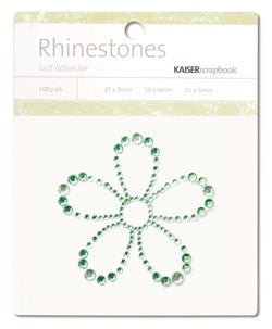 Rhinestones Flower Mint