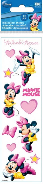 Disney Slims Minnie Mouse Hearts Stickers
