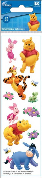 Disney Slims Winnie the Pooh Stickers