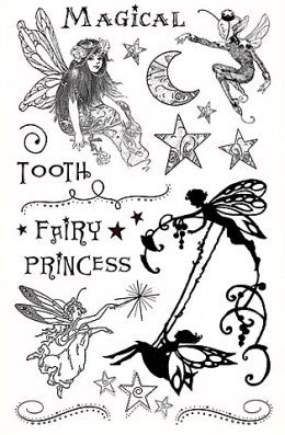 Crafty Secrets Clear Fairy Stamp Set