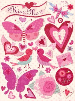 K & Co Love Birds and Butterflies Grand Adhesions