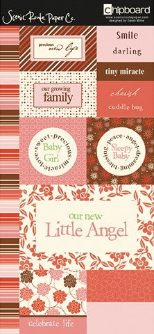 Scenic Route Charlotte Baby Girl Chipboard