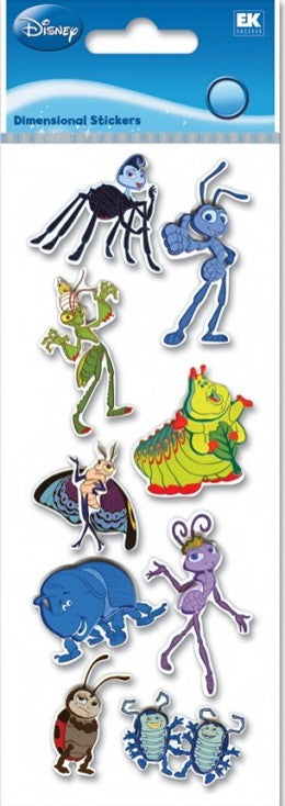 Disney Bugs Life Dimensional Stickers