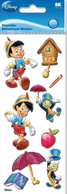 Disney Pinocchio Dimensional Stickers