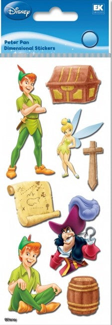 Disney Peter Pan Dimensional Stickers