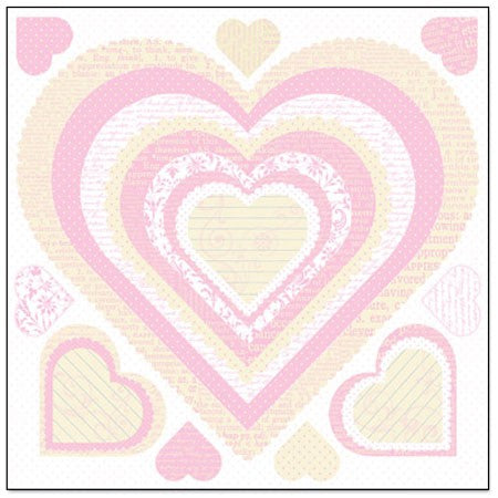 Narratives Sweet Pea Hearts 12x12 Sticker Sheet