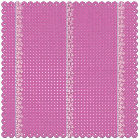 Bloom Polka Lilac Diecut Paper