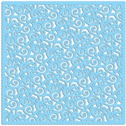 Holey Cardstock Ocean Blue Swirl