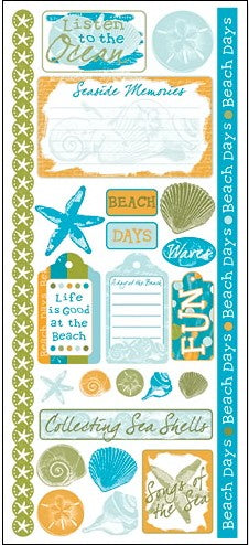 Allison Connors Beach Days Jumbo Stickers