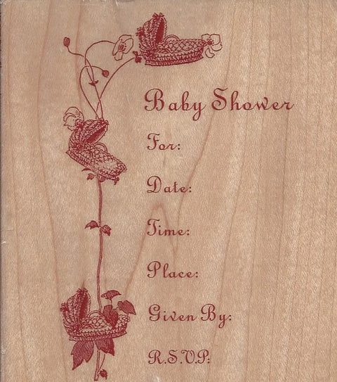 Baby Shower Invitation Stamp
