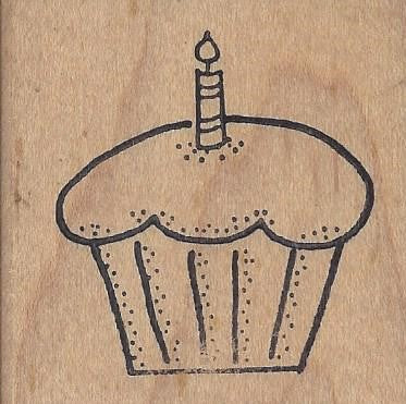 Birthday Cupcake Stamp