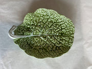 Bordalo Pinheiro Majolica Green Leaf Dish