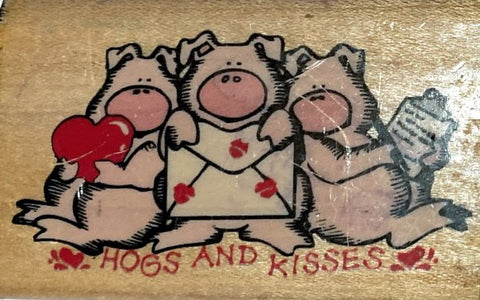 Hogs & Kisses Stamp
