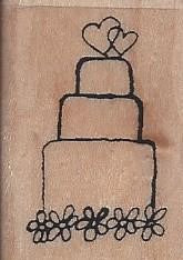 Penny Black Three Layers Wedding Cake Stamp