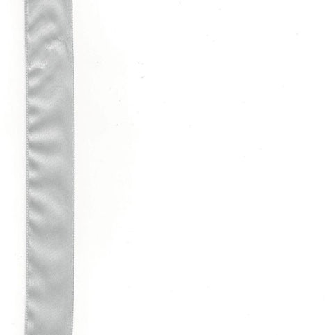 Silver Satin Ribbon 2.5cm Wide