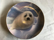 Franklin Mint Snow Pup Collector Plate