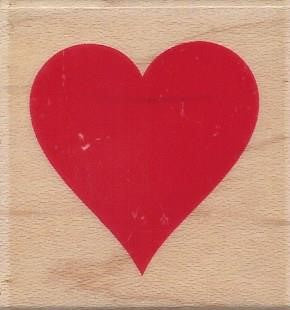 Stampabilities Small Solid Heart Stamp