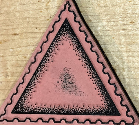 Triangle Rubber Stamp