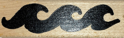 Waves Rubber Stamp