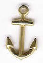 Anchor Gold Charm