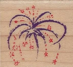 Inkadinkado Fireworks Stamp