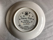 Franklin Mint Snow Pup Collector Plate
