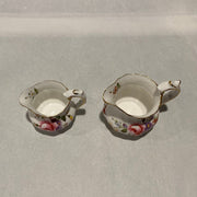 Two Royal Crown Derby Posies Jugs 7.5cm and 9cm