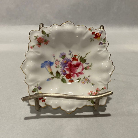 Royal Crown Derby Posies Square Shaped Dish