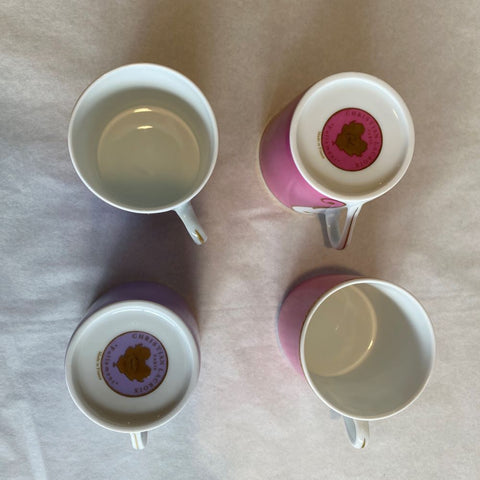 Christian Lacroix Follement Four Coffee Cans (2 Pink, 2 Purple)