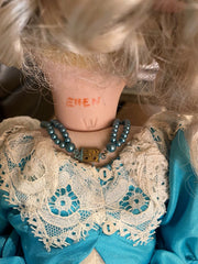 Ash Blonde Ellen Porcelain Doll