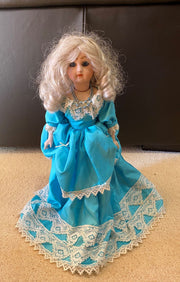 Ash Blonde Ellen Porcelain Doll