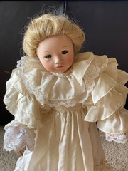 Pauline Bjonness-Jacobsen Porcelain Blonde Doll