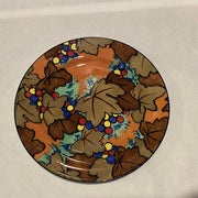 Royal Doulton Art Deco Brown Leaves Plate