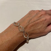Sterling Silver Italian Circles Bracelet
