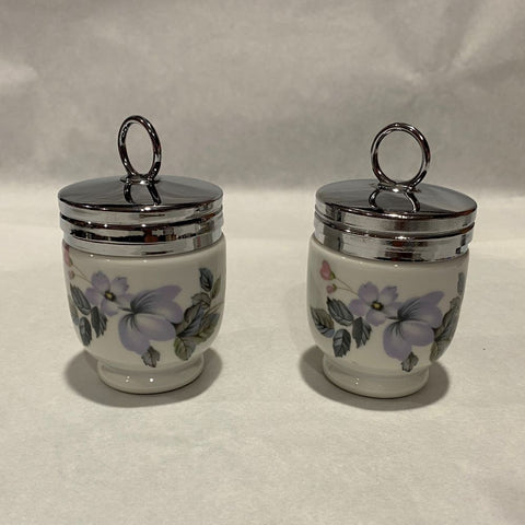 Royal Worcester Two Matching Egg Coddlers